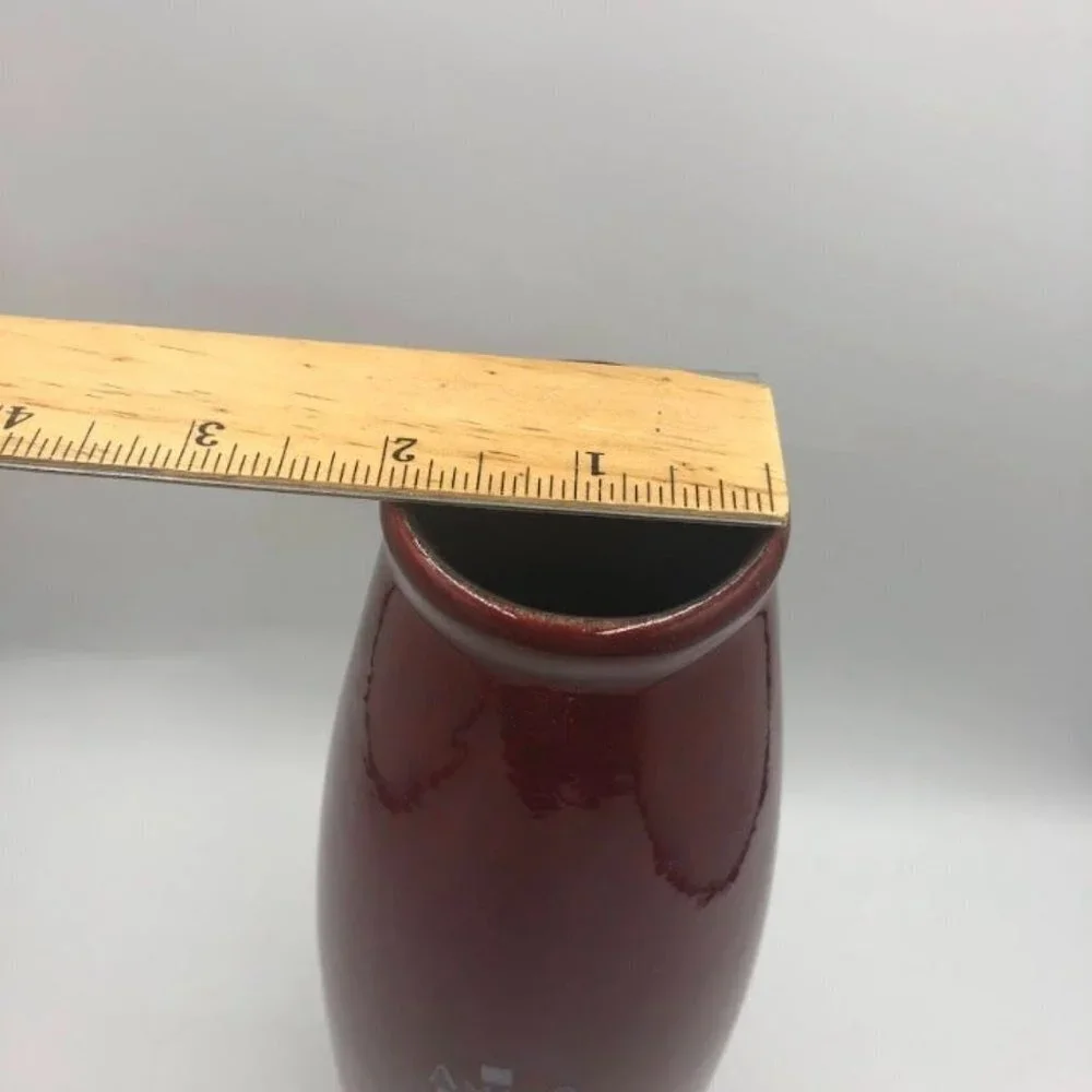 AMANO Made in Germany Scheurich RARE Red Oxblood Vase Pier 1 Imports Décor